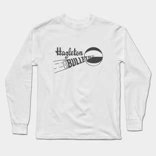 Defunct Hazleton Bullets EBA Basketball 1973 Long Sleeve T-Shirt